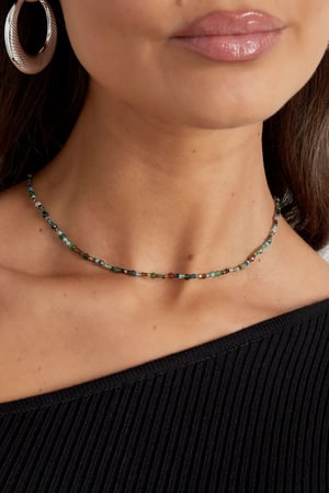 colorful necklace natural stone h5 Picture3